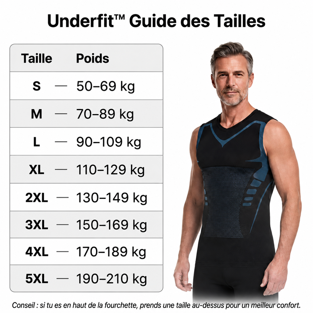 Underfit™ | Débardeur de Compression Gainant