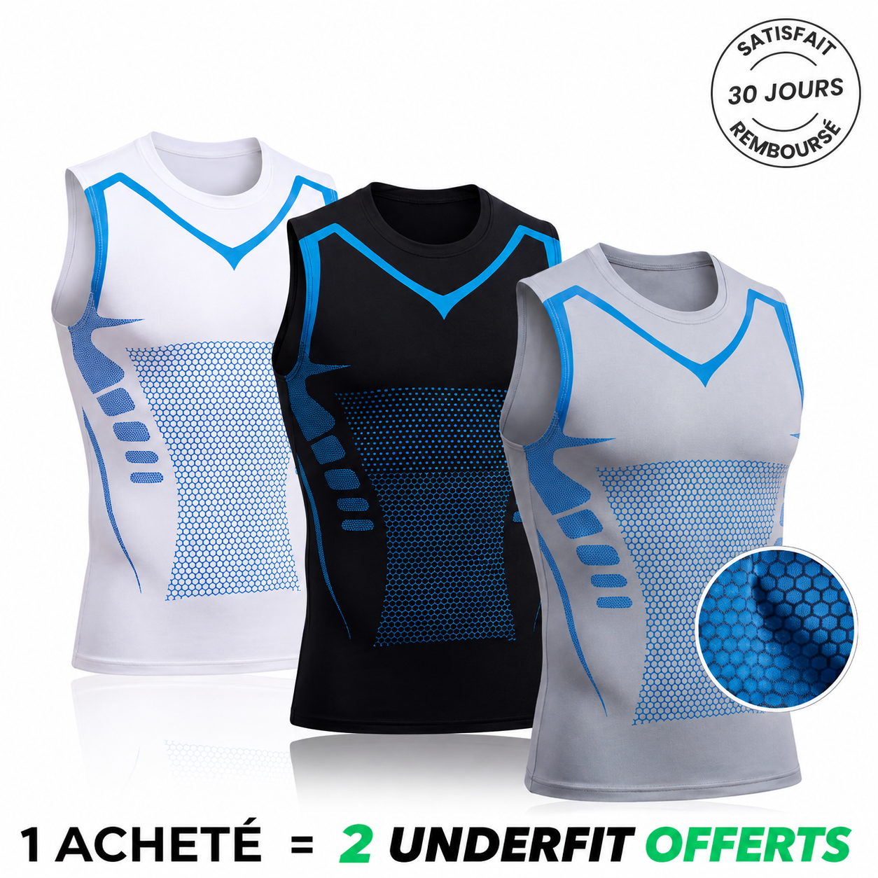 Underfit™ | Débardeur de Compression Gainant